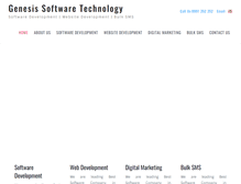 Tablet Screenshot of genesissoftech.org